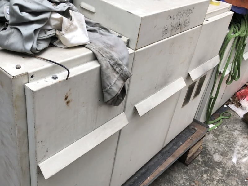 Hiện trạng máy móc cũ cần ghi nhận trước khi trao đổi phương án thu mua.
