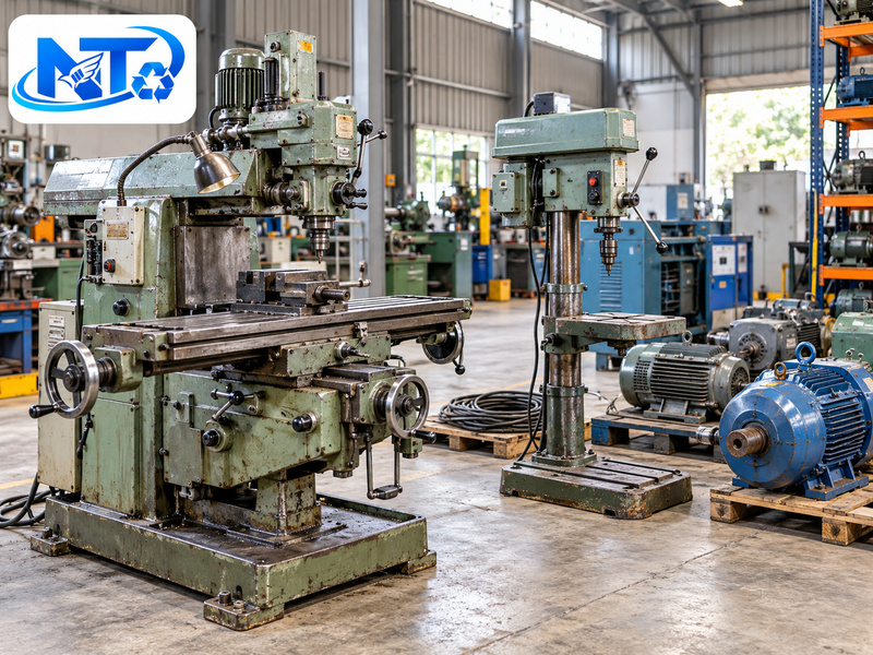 Thiết bị xưởng sản xuất cần được kê riêng theo loại máy, cấu hình và hiện trạng