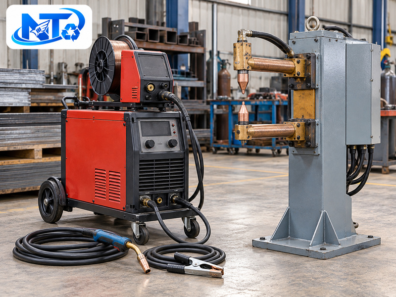Máy hàn cần được đánh giá cùng tình trạng và các bộ phận thuộc phạm vi bàn giao