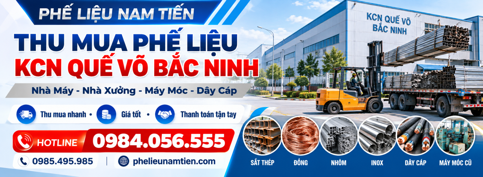 Thu Mua Phế Liệu KCN Quế Võ Bắc Ninh – Nhà Máy, Nhà Xưởng